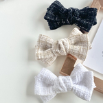 【再販×2】ツイード♡リボン♡ヘアゴム♡キッズ♡ママ♡バレッタ♡リボンゴム♡ブラック♡ホワイト♡ブラウン♡ベージュ♡発表会♡お呼ばれ♡ハロウィン♡クリスマス♡プレゼント♡ギフト♡卒園式♡入学式♡入園式