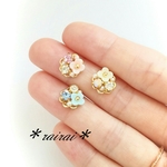598-②＊rairai＊小さなお花のころりんイヤリング