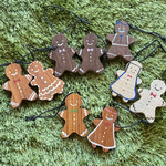 木のクリスマスオーナメント　ジンジャークッキー【よりどり３個セット】