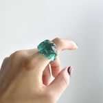 -emerald- ガラス リング   glass ring