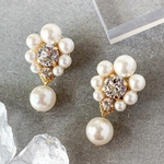 ナチュラル/Cattleya ピアス/イヤリング ＜結婚式 七五三 卒業式 入学式 フォーマル【金属アレルギー対応】