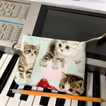 ミニミニポーチ2☆フォトイラスト風のスイーツ&子猫ちゃん②🐱