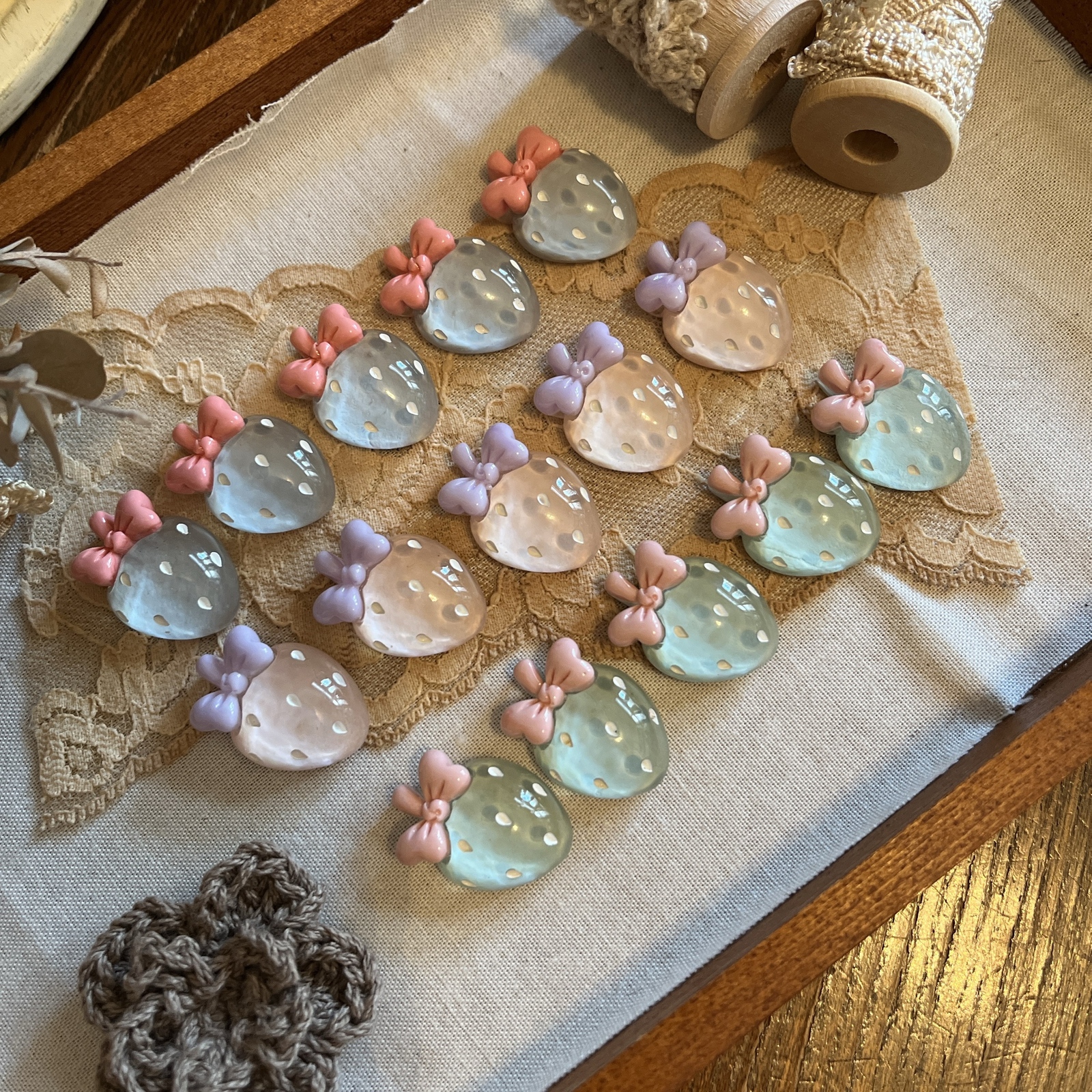 ハンドメイド＊ホイップデコヘアピン♡ヘアクリップ【3】 - Country