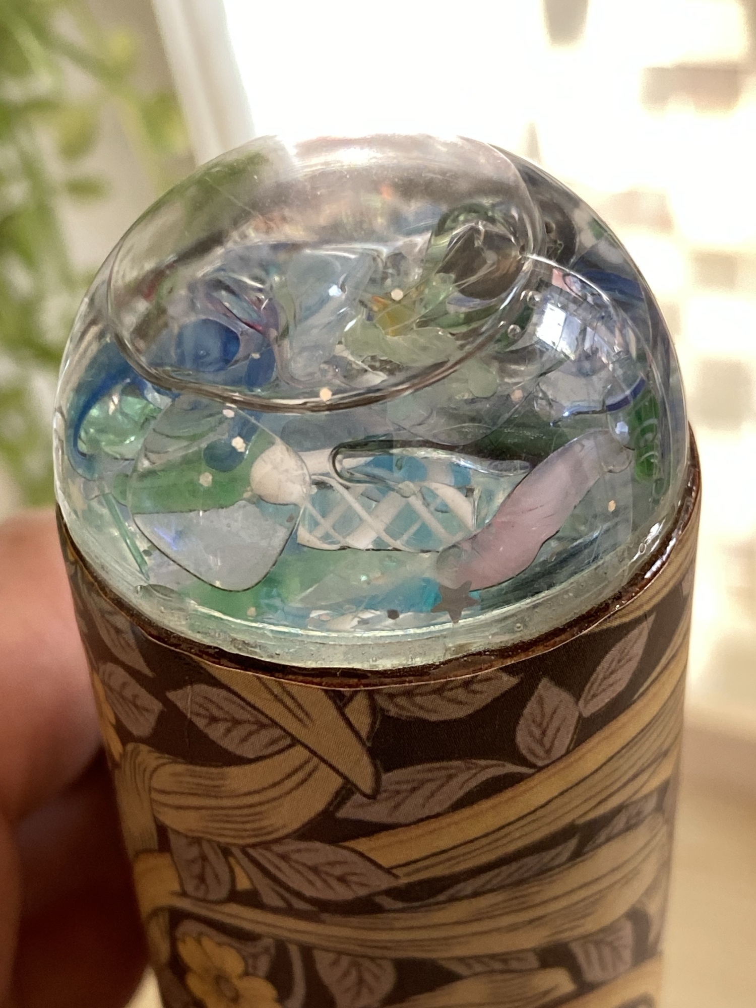 パステルカラー　モリス柄　万華鏡