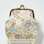 花柄がま口財布