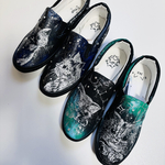 愛しいペットの似顔絵スリッポン