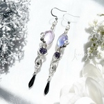 【9/20.21時販売】✧パープル×ブルーのアシメピアス/イヤリング✧