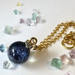 レジン銀河玉バッグチャーム