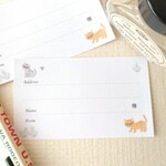 【新作】宛名シール/ネコ  40枚入り☆印字無料☆宛名ラベル