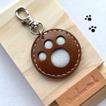 ふにふに触れる♡肉球ワンポイントキーホルダー🐾