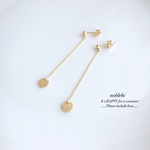 long seller▷little twinkle moonピアス/ノンホールイヤリング/ノンホールピアス 受注製作＊L2
