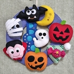 ハロウィンリース23⑤＊フェルト