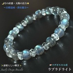 💫再販⭐️素晴らしい輝き✨ラブラドライト✨全球シラー✨天然石ブレスレット💫再販❗️