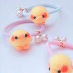 【ヘアゴム】 キッズヘアゴム ヘアアクセサリー ヒヨコ ひよこ