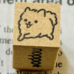 ラバースタンプ☆ごきげんな子犬