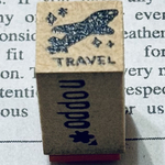 ラバースタンプ☆飛行機旅行 12x12