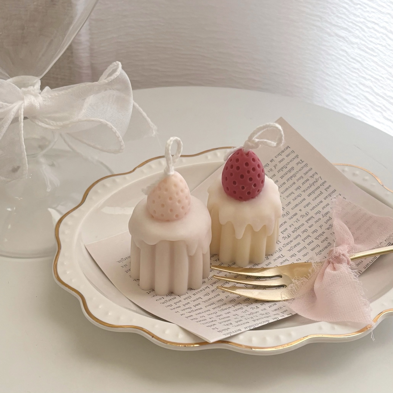 リボン♡ケーキキャンドル - melia-candle | minne byGMOペパボ 国内