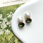 night sun pearl pierce / earring