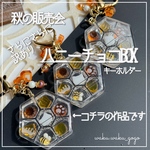 訳ありさらにさらに割引き 新作✨️ 【ハニーチョコBOX】 キーホルダー シェイカー オイルなし