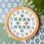 ＊Petit Dahlia＊ Green 〈タイルコースター〉