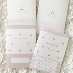 母子手帳カバー お薬手帳カバー さくらんぼ