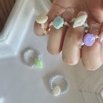 shell beads ring