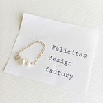 フォローワー100記念☆14kgf：chain ring：pearl