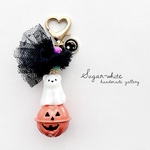 👻Halloween series 2024 ✵ 光るゴーストくまとかぼちゃのキーホルダー    