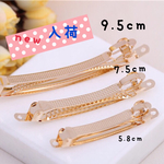 再再入荷☆素材☆バレッタ 7.5cm10個