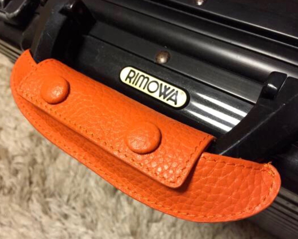 リモワ RIMOWA 専用 革 レザー ハンドル カバー オレンジ 最新版 0478c67c2ac39bce215a104aade45f