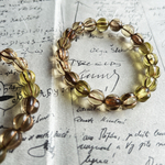 【1連20コセット】JIRI＊IVANA#czech beads#チェコビーズ　melonround8㍉ crystal absinthe green irregular mix/copper