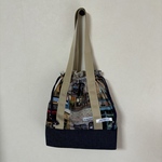 ＊新作お試しSALE＊【ショップ】巾着トートバッグ