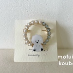 《SALE》ビションとパールのブローチ