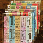 300枚【DEFGHI】アルゼンチンVintageバスチケット  DA-BTA064