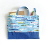 GOGO新幹線シリーズ🚅💨レッスンバッグ  【ライトブルー】