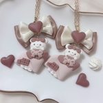 チョコクレープくまネックレス🧸🍫