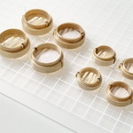 送料無料！ミニチュアセイロ【大】蒸し器、蒸籠、点心、中華、小籠包などに