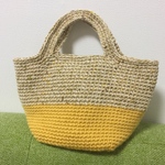 ウール＆変わり糸☆マルシェバッグ