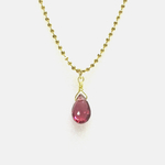 Rhodolite garnet.〜天然石ロードライトガーネットのネックレス〜