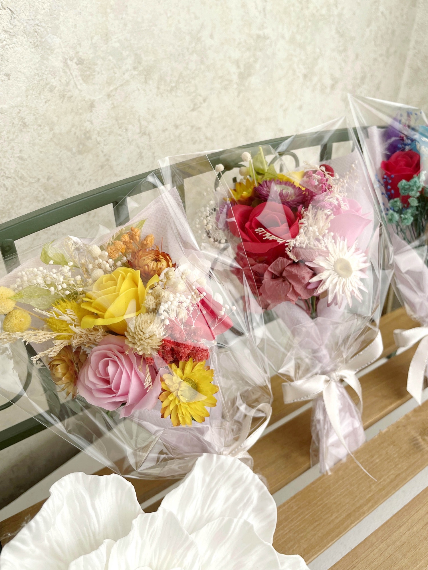 KahoRiho.10点①簡易梱包❁ドライフラワー❁ミニブーケ❁プレゼント KahoRiho様専用.10点①簡易梱包❁ドライフラワー❁ミニブーケ