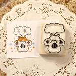 【ハムスターの在中はんこ】消しゴムはんこ