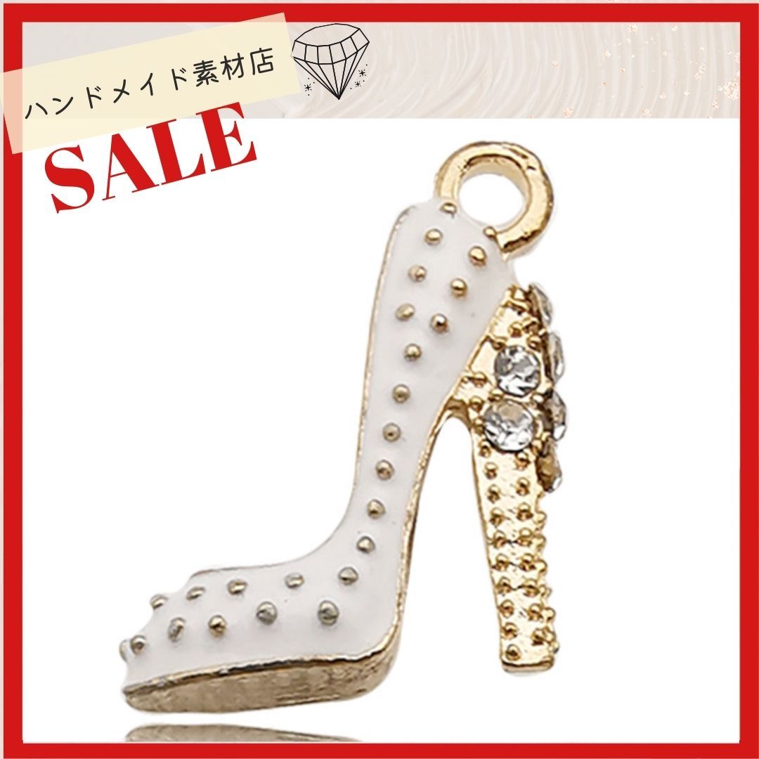 アガット ネックレスチャーム ハイヒール 靴 美品