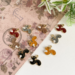 【2068】エナメルチャーム　リス　10個