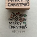 スタンプ　No. 7479 Merry Christmas ボタニカル