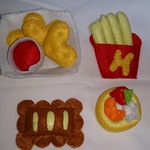 送料無料♪フェルトナゲット、ポテトなどなどセット