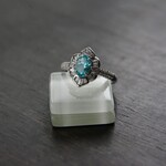 アパタイト　ゴージャスCZリング　SILVER925