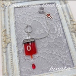 【再販】輸血パック　🅾️イヤーカフ &フェイクピアス　ピアス