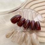 𝘮𝘰𝘬𝘶𝘢𝘬𝘢 ﾈｲﾙﾁｯﾌﾟ ニュアンスネイル　ボルドーネイル　ベージュネイル　ホワイト　ゴールド　奥行きネイル秋ネイル　大人ネイル　ブライダル　ミラー