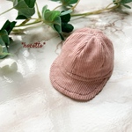 🆕リカちゃんキャップ🧢　コーデュロイピンク