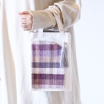 手織りミニバッグすみれ